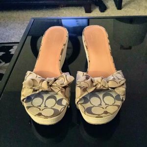 Size 10 Coach Wedges